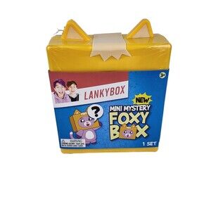 LANKYBOX Mini Mystery FOXY BOX Figures Stickers Squishie Lanyard New 2023 Damage